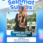 Selamat dan sukses untuk Ananda Ivanka 9A